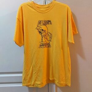Glidan Yellow "Mighty Duck" Shortsleeve T-Shirt Size Large NWNT